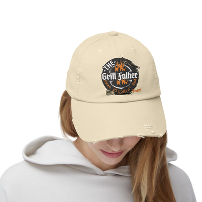 THE GRILL FATHER BBQ - Distressed Cap