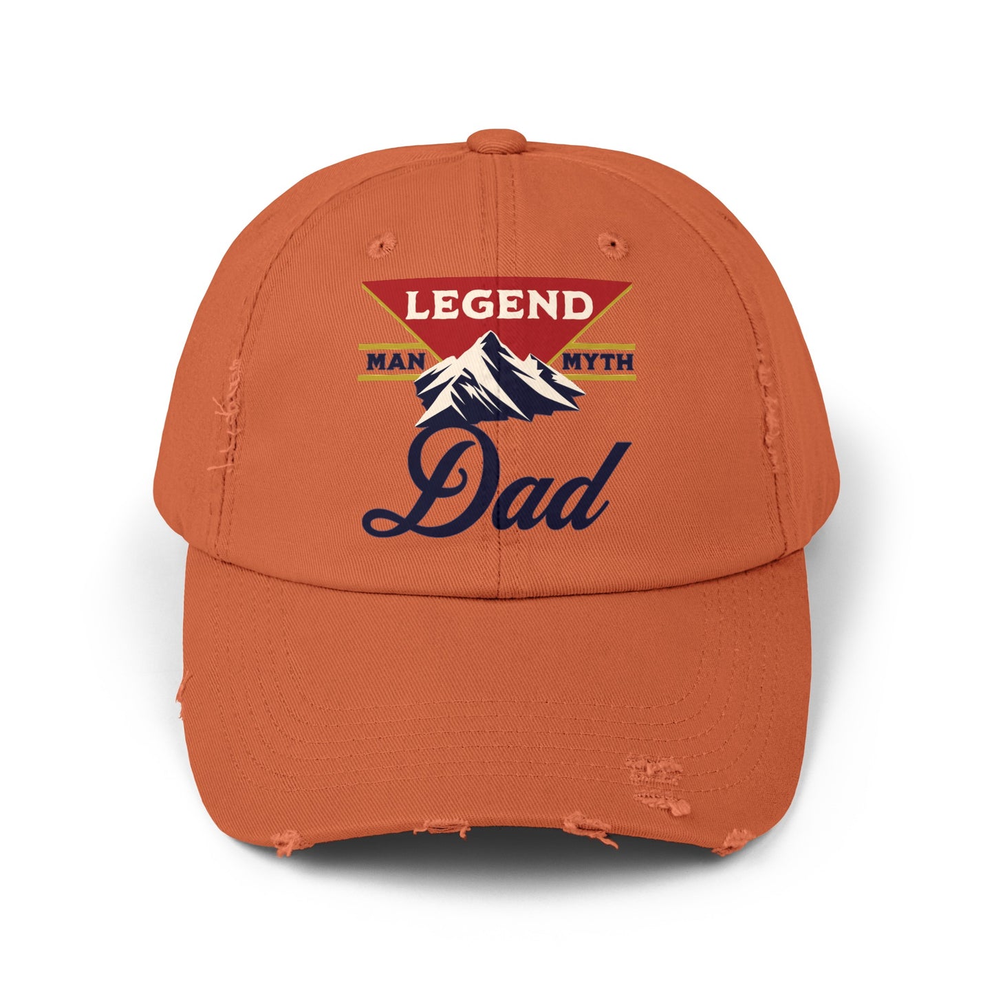 Man Myth Legend DAD Distressed Cap