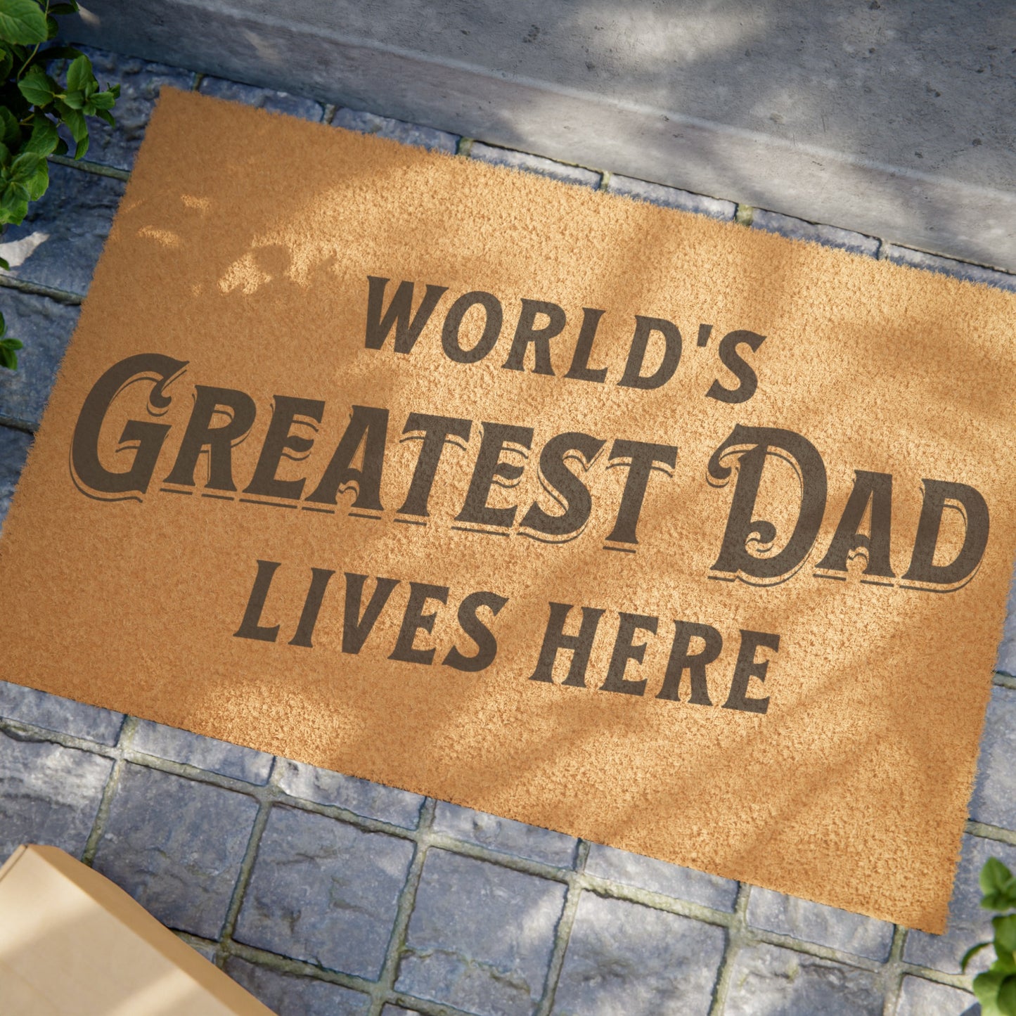 World's Greatest Dad Welcome Doormat