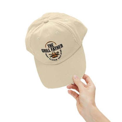 THE GRILL FATHER Distressed Cap