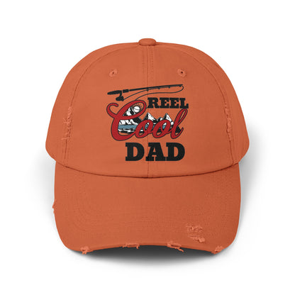 REEL COOL DAD Distressed Cap