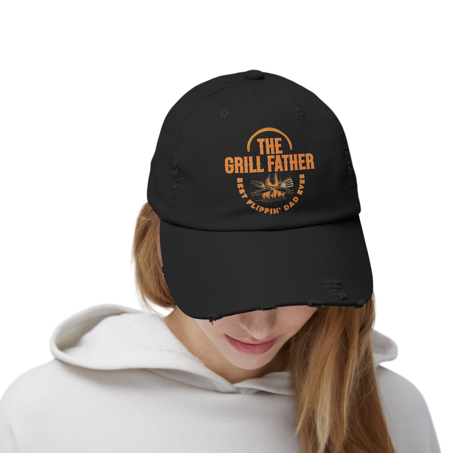 THE GRILL FATHER Distressed Cap