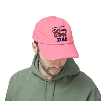 REEL COOL DAD Distressed Cap