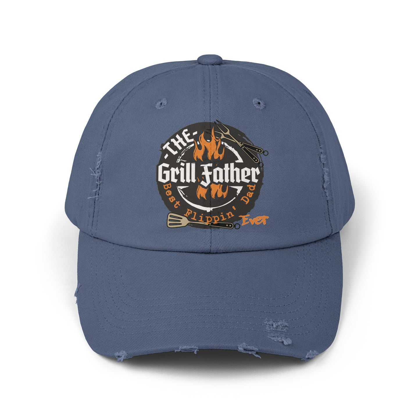 THE GRILL FATHER BBQ - Distressed Cap