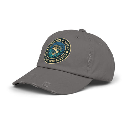 LET HIM HOOK! The Fish Whisperer - Distressed Fishing Cap