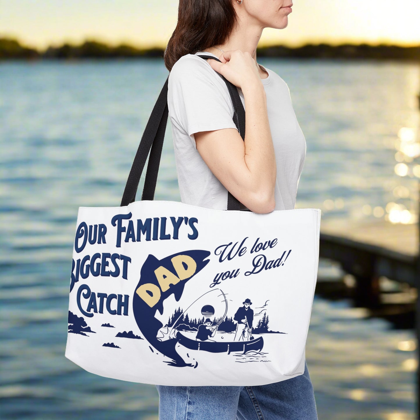 Our Family's Biggest Catch Weekender Tote Bag