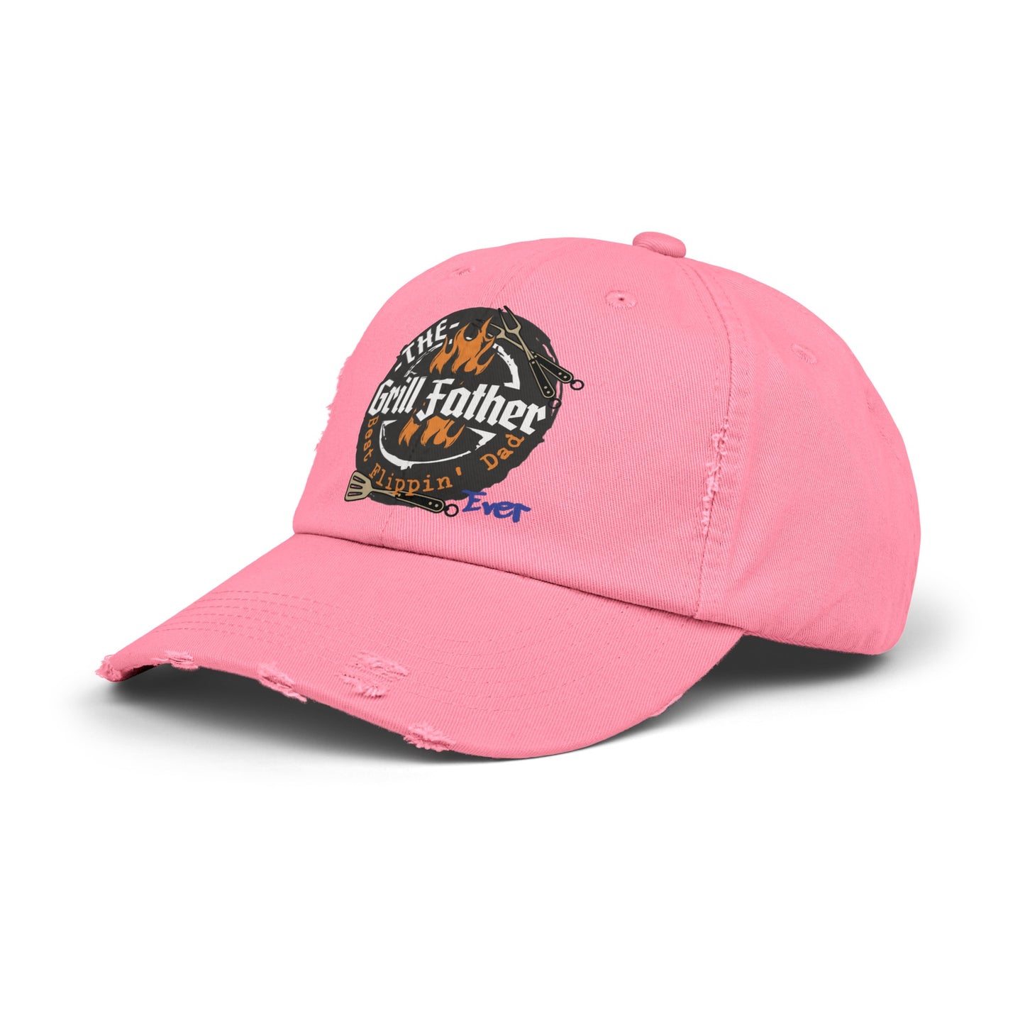 THE GRILL FATHER BBQ - Distressed Cap