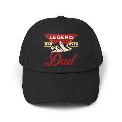 Man Myth Legend DAD Distressed Cap