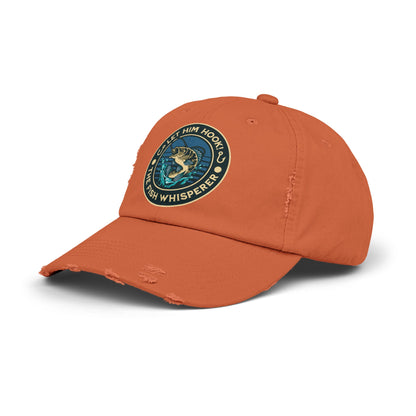 LET HIM HOOK! The Fish Whisperer - Distressed Fishing Cap