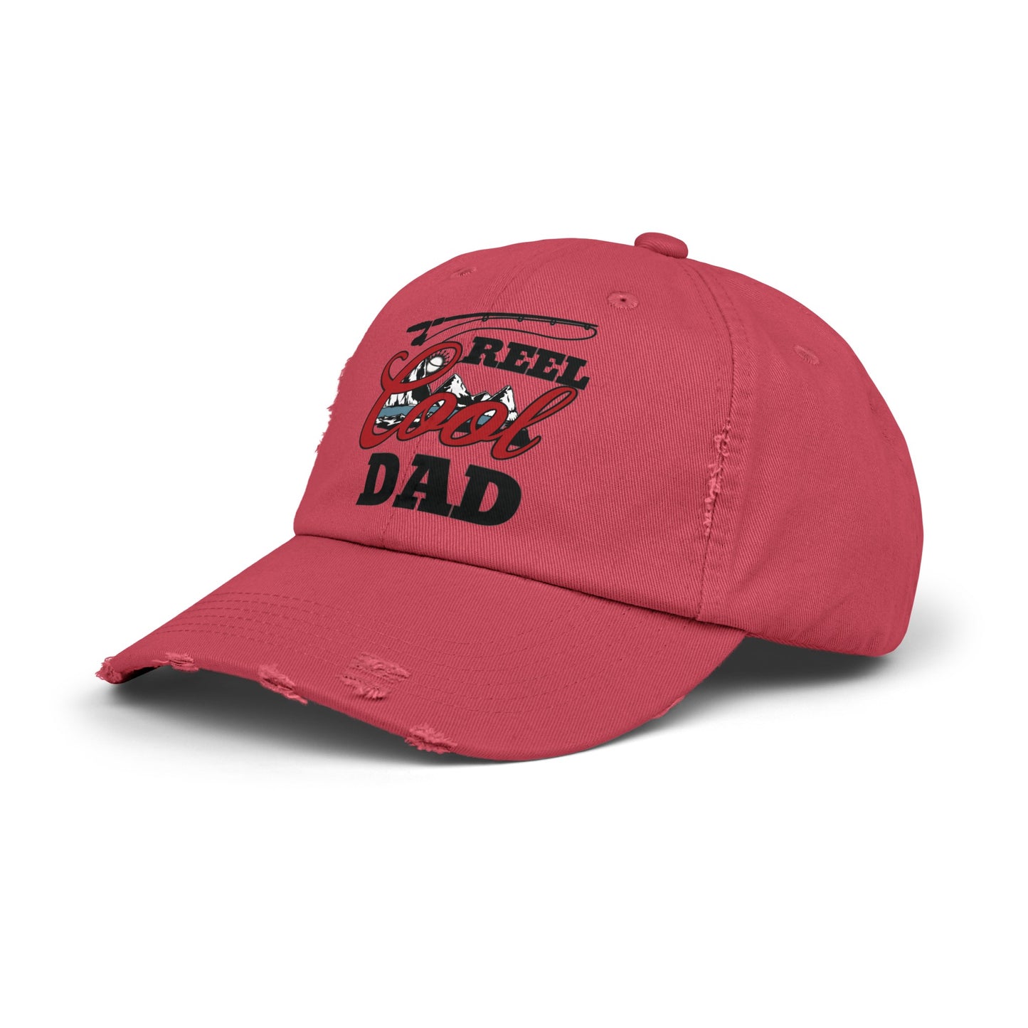 REEL COOL DAD Distressed Cap