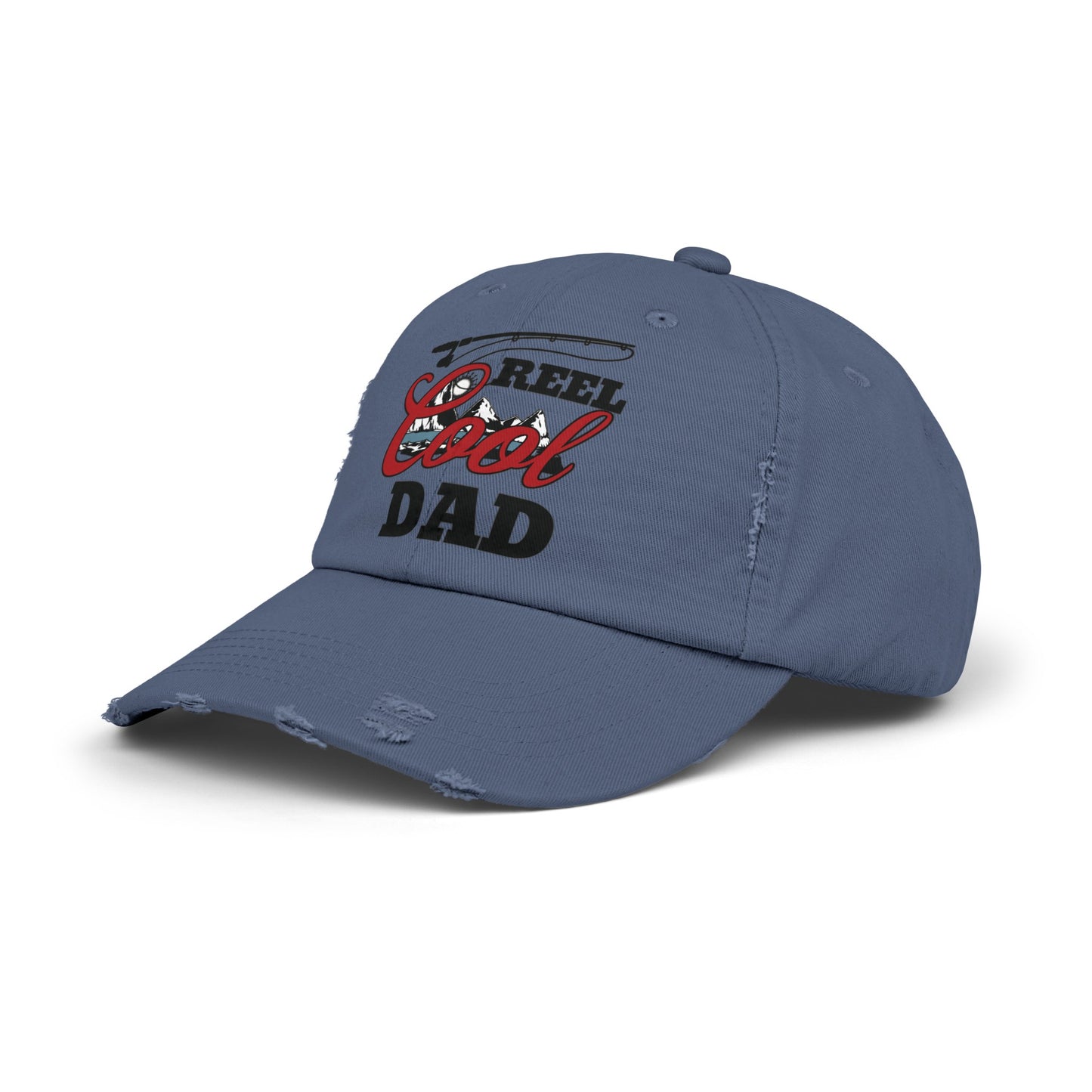 REEL COOL DAD Distressed Cap