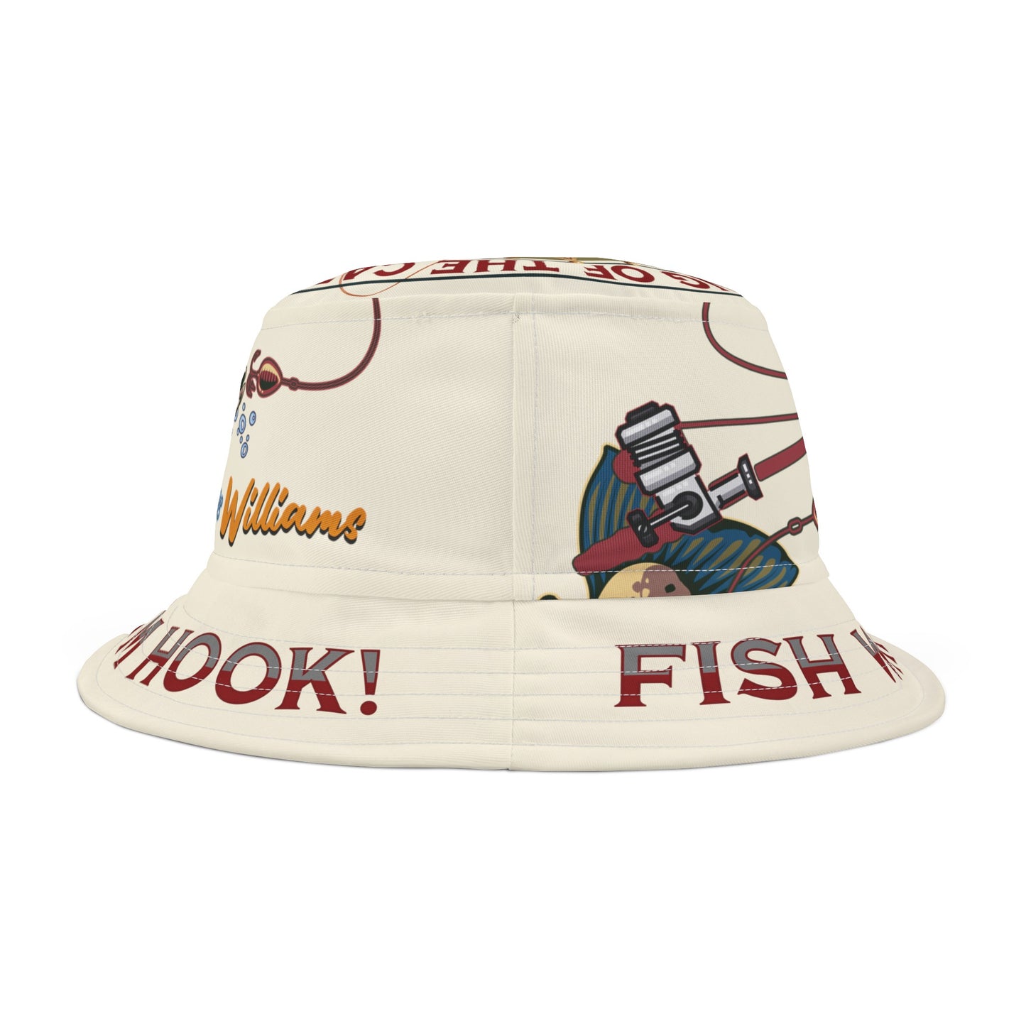 [Personalized Name] Let Him Hook! - Bucket Hat