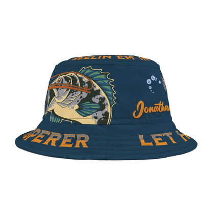 [Personalized Name] Let Him Hook! - Bucket Hat