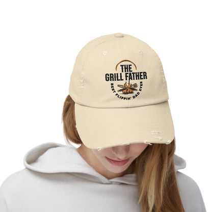 THE GRILL FATHER Distressed Cap