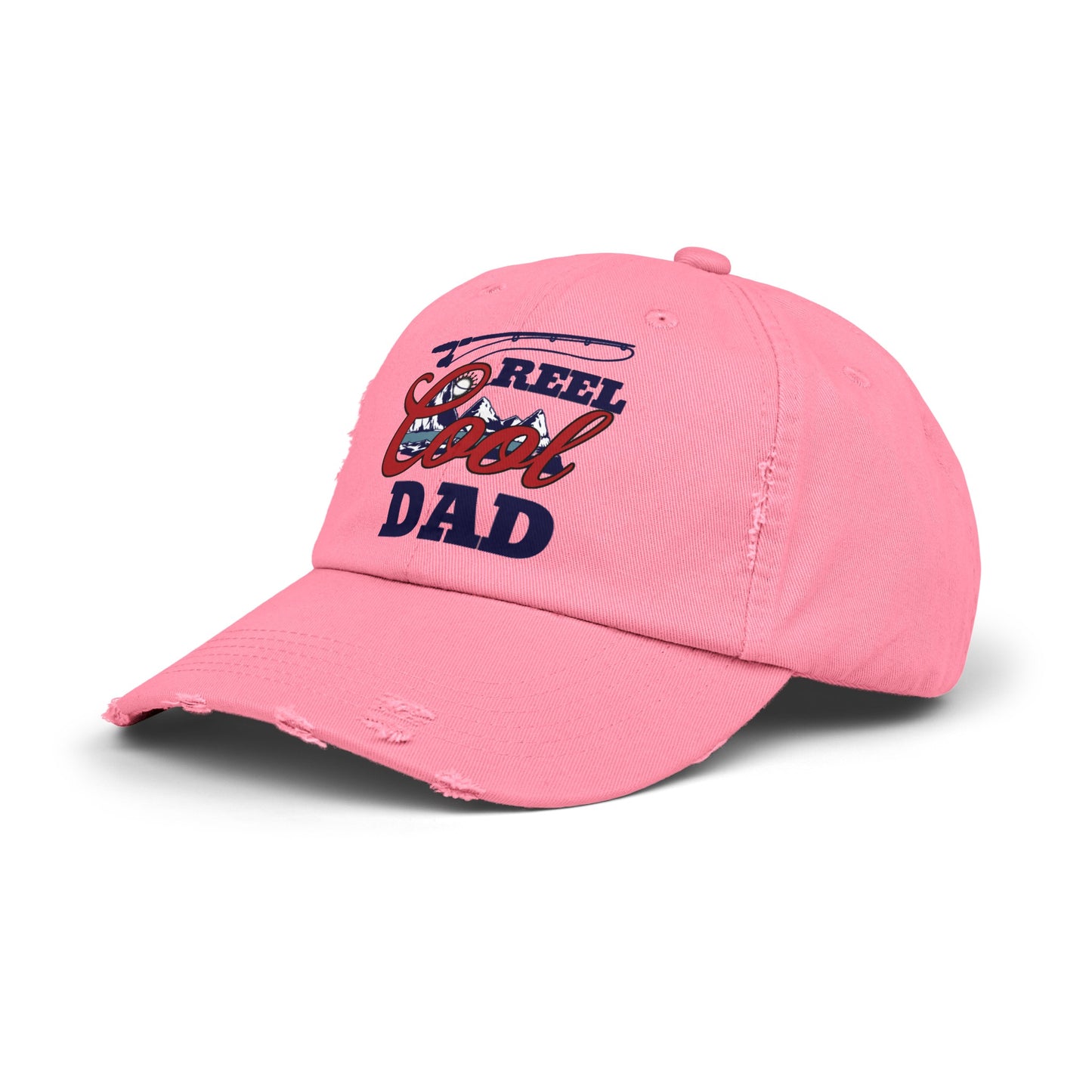 REEL COOL DAD Distressed Cap