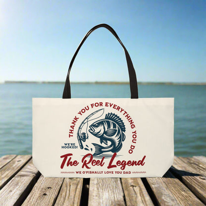 The Reel Legend Weekender Tote Bag