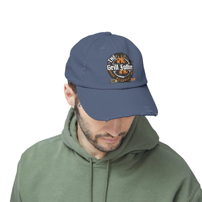 THE GRILL FATHER BBQ - Distressed Cap