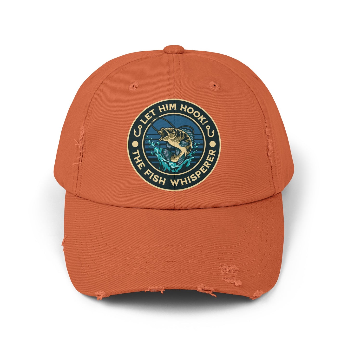 LET HIM HOOK! The Fish Whisperer - Distressed Fishing Cap