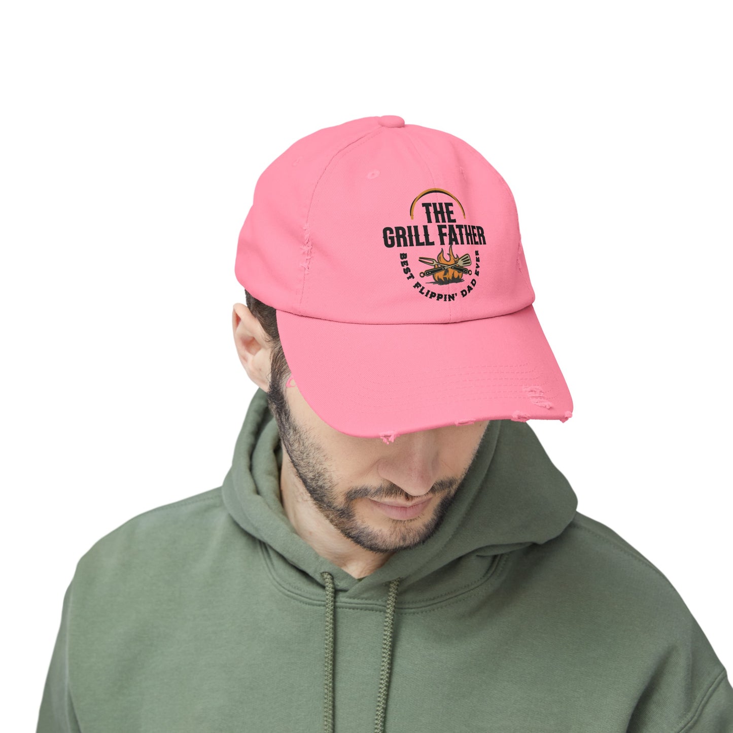 THE GRILL FATHER Distressed Cap