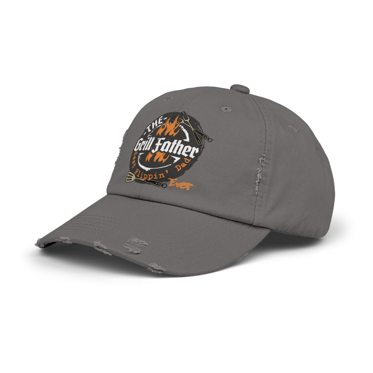 THE GRILL FATHER BBQ - Distressed Cap