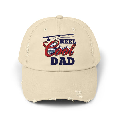 REEL COOL DAD Distressed Cap