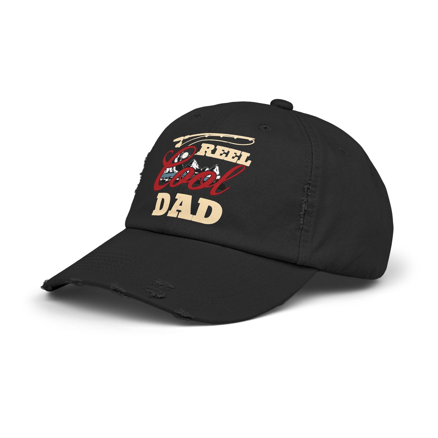 REEL COOL DAD Distressed Cap