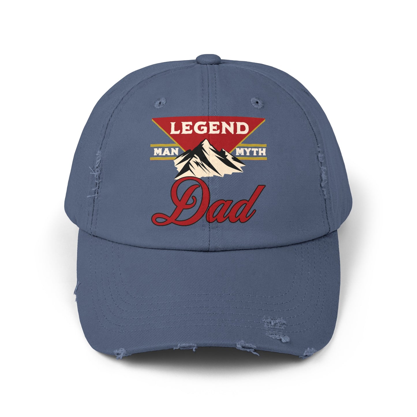 Man Myth Legend DAD Distressed Cap