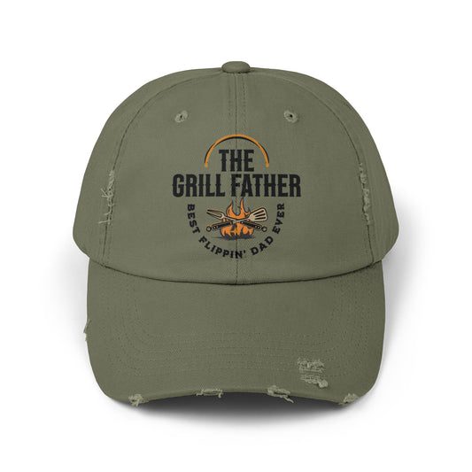 THE GRILL FATHER Distressed Cap