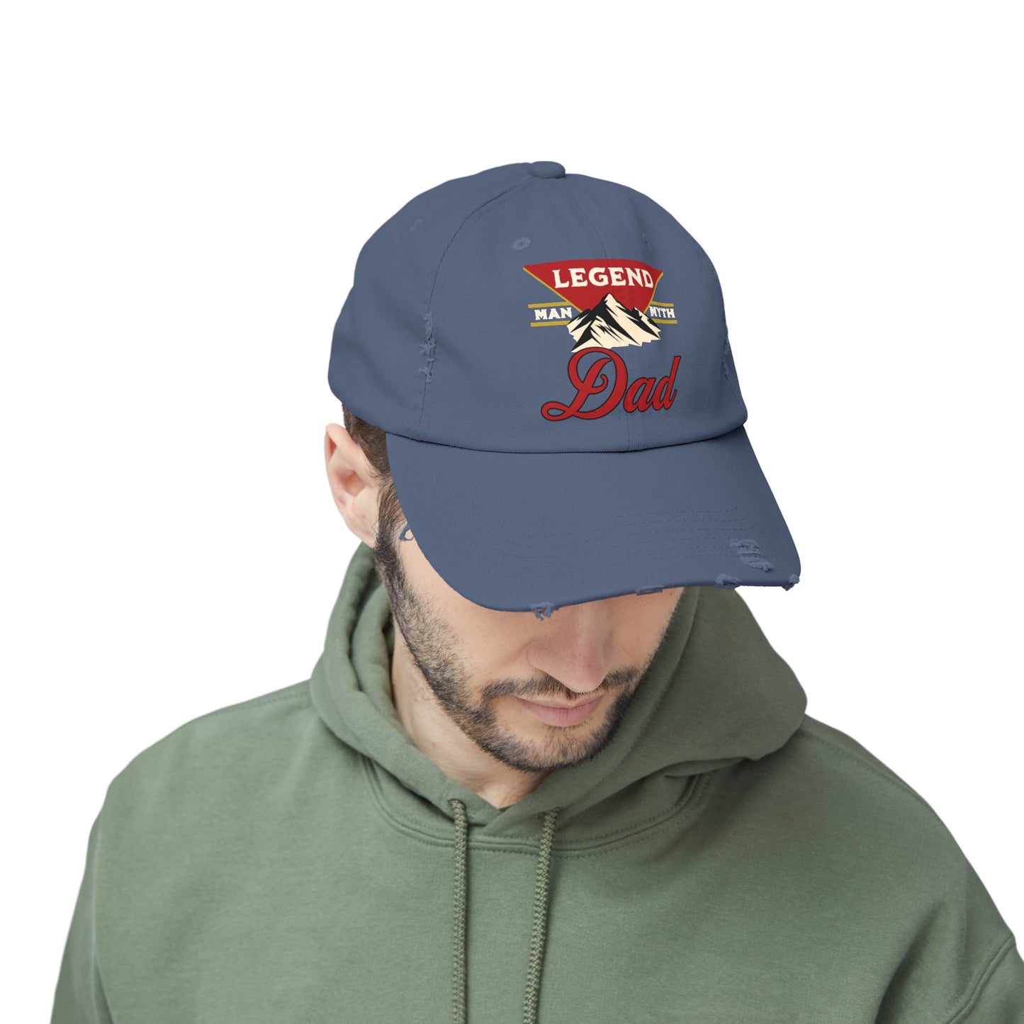 Man Myth Legend DAD Distressed Cap