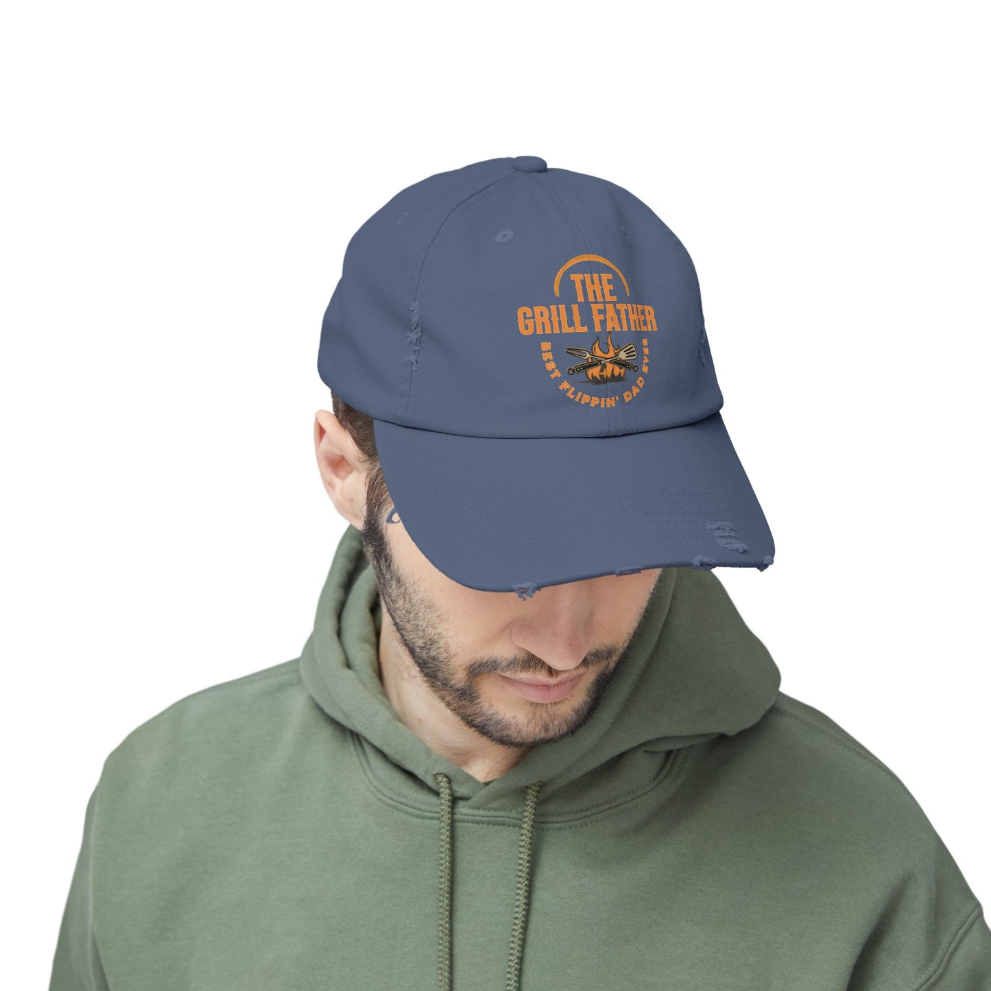 THE GRILL FATHER Distressed Cap