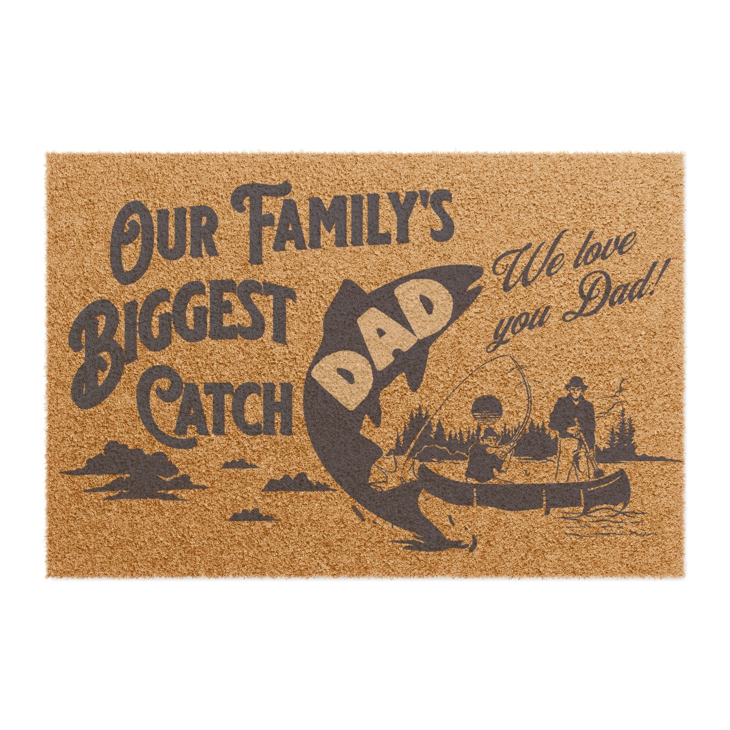 Our Family's Biggest Catch Welcome Mat