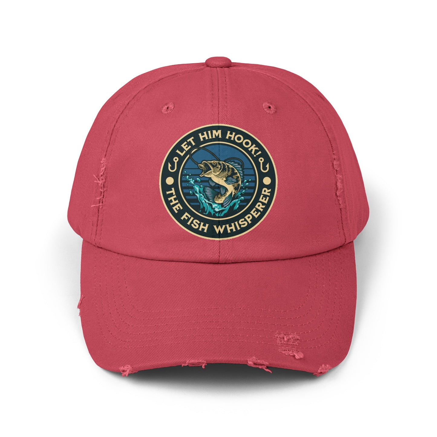 LET HIM HOOK! The Fish Whisperer - Distressed Fishing Cap