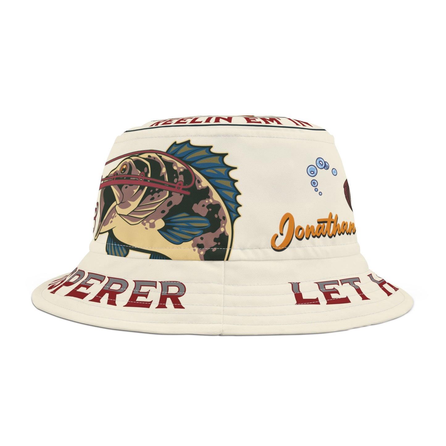 [Personalized Name] Let Him Hook! - Bucket Hat