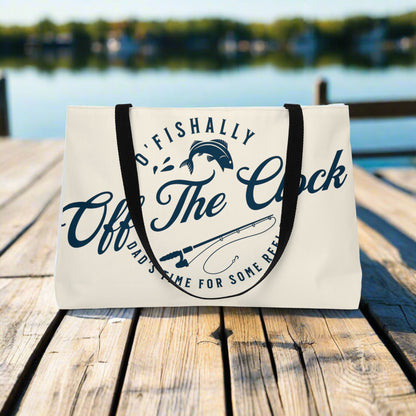 O'Fishally Off Clock Weekender Tote Bag