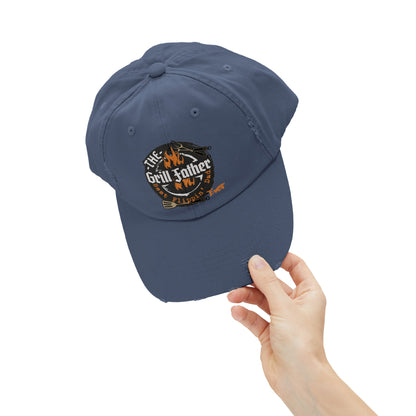 THE GRILL FATHER BBQ - Distressed Cap