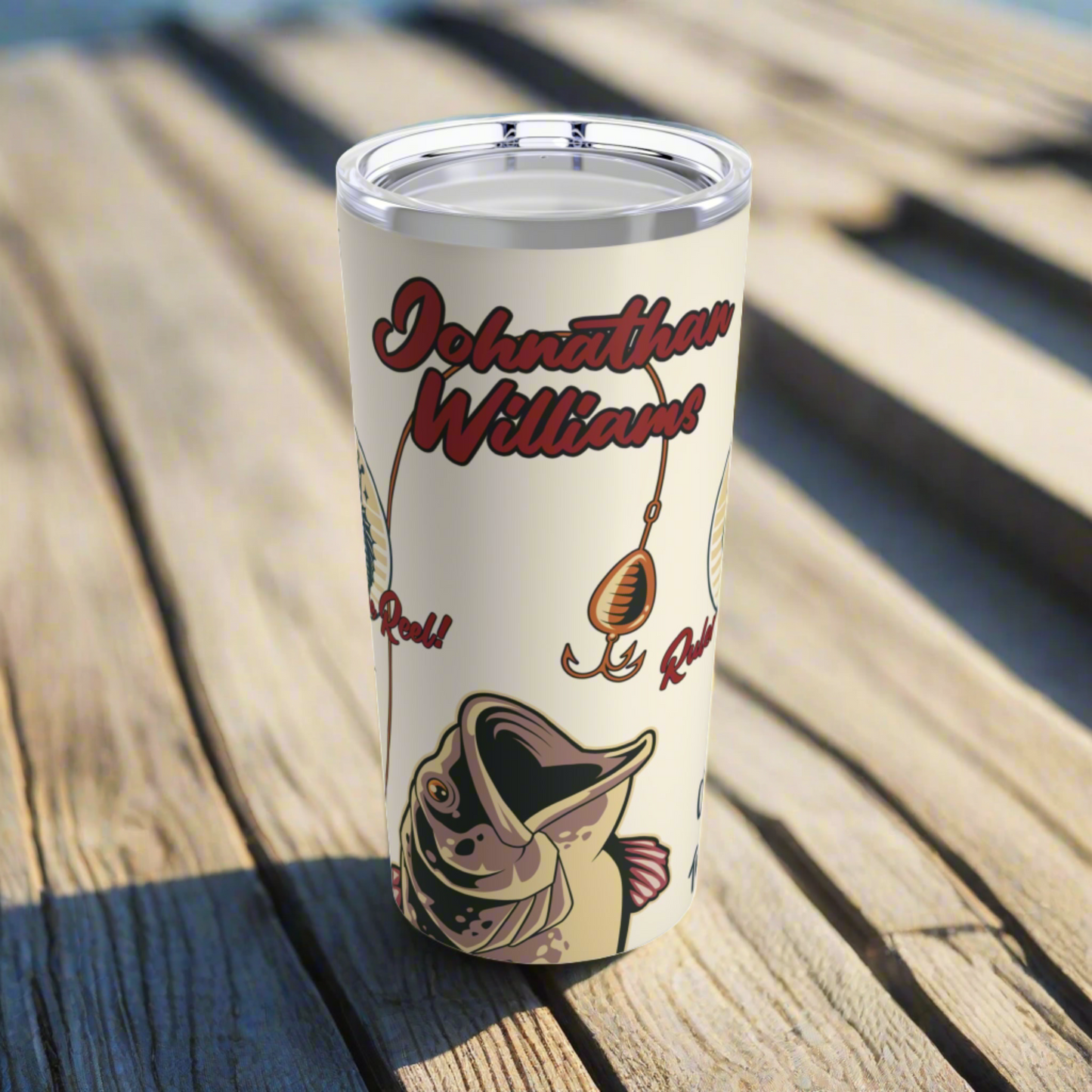 Ruler of The Reel - Tumbler 20oz [Personalized Name]