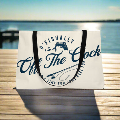 O'Fishally Off Clock Weekender Tote Bag