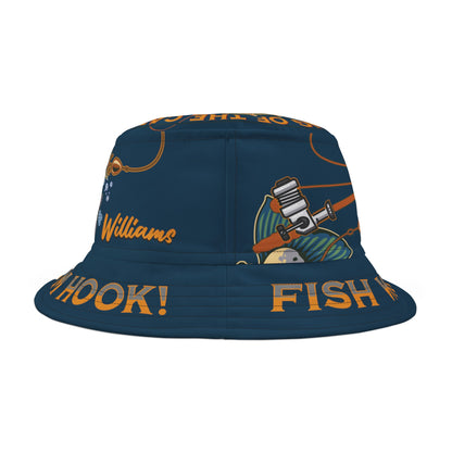 [Personalized Name] Let Him Hook! - Bucket Hat