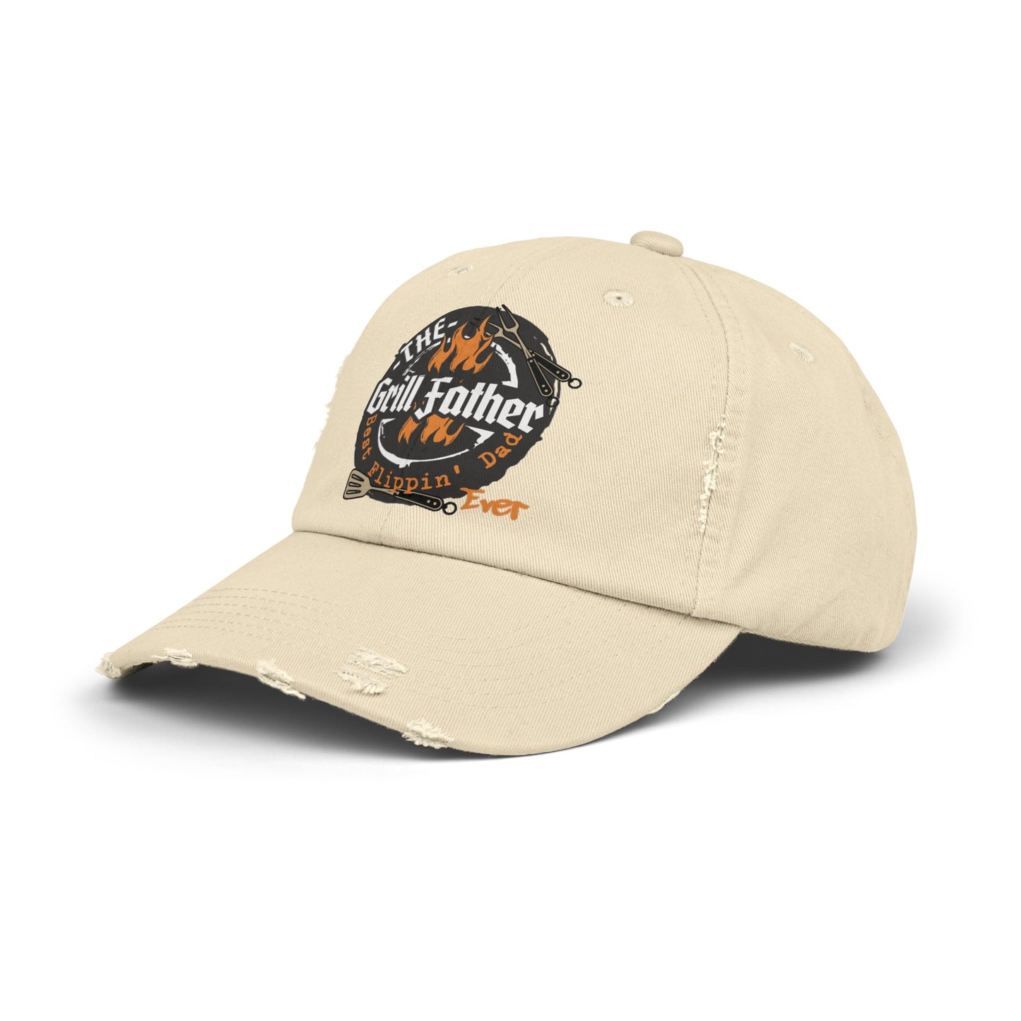 THE GRILL FATHER BBQ - Distressed Cap