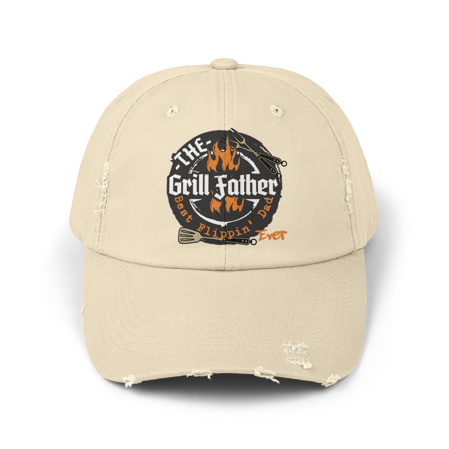 THE GRILL FATHER BBQ - Distressed Cap