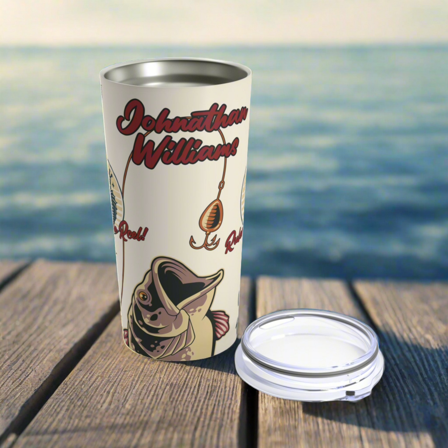 Ruler of The Reel - Tumbler 20oz [Personalized Name]