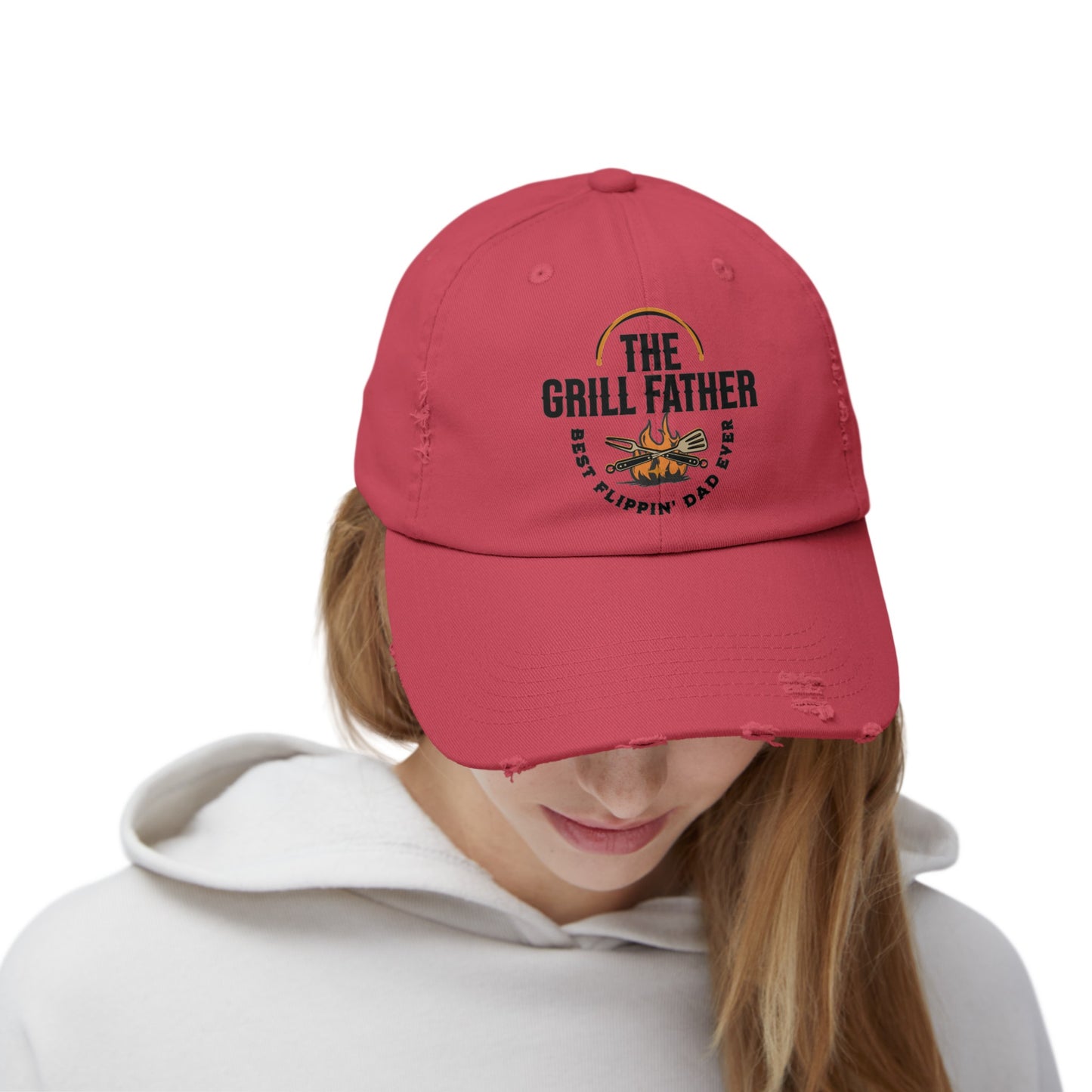 THE GRILL FATHER Distressed Cap