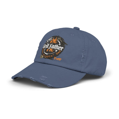 THE GRILL FATHER BBQ - Distressed Cap