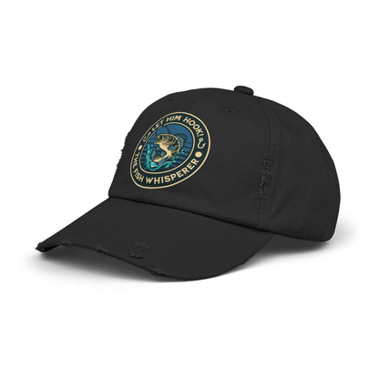 LET HIM HOOK! The Fish Whisperer - Distressed Fishing Cap