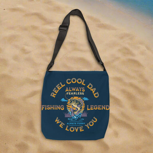 Reel Cool Dad Adjustable Tote Bag