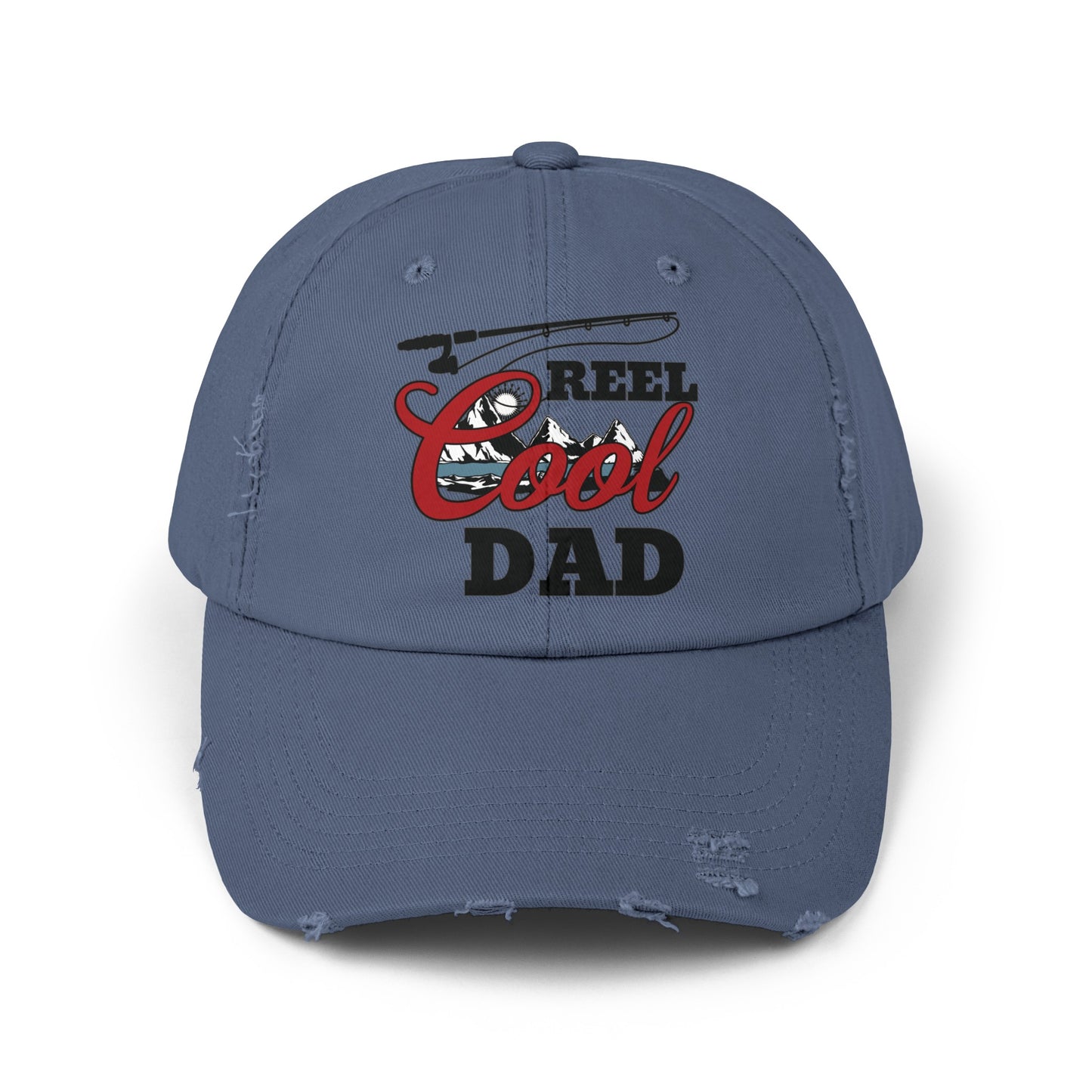 REEL COOL DAD Distressed Cap