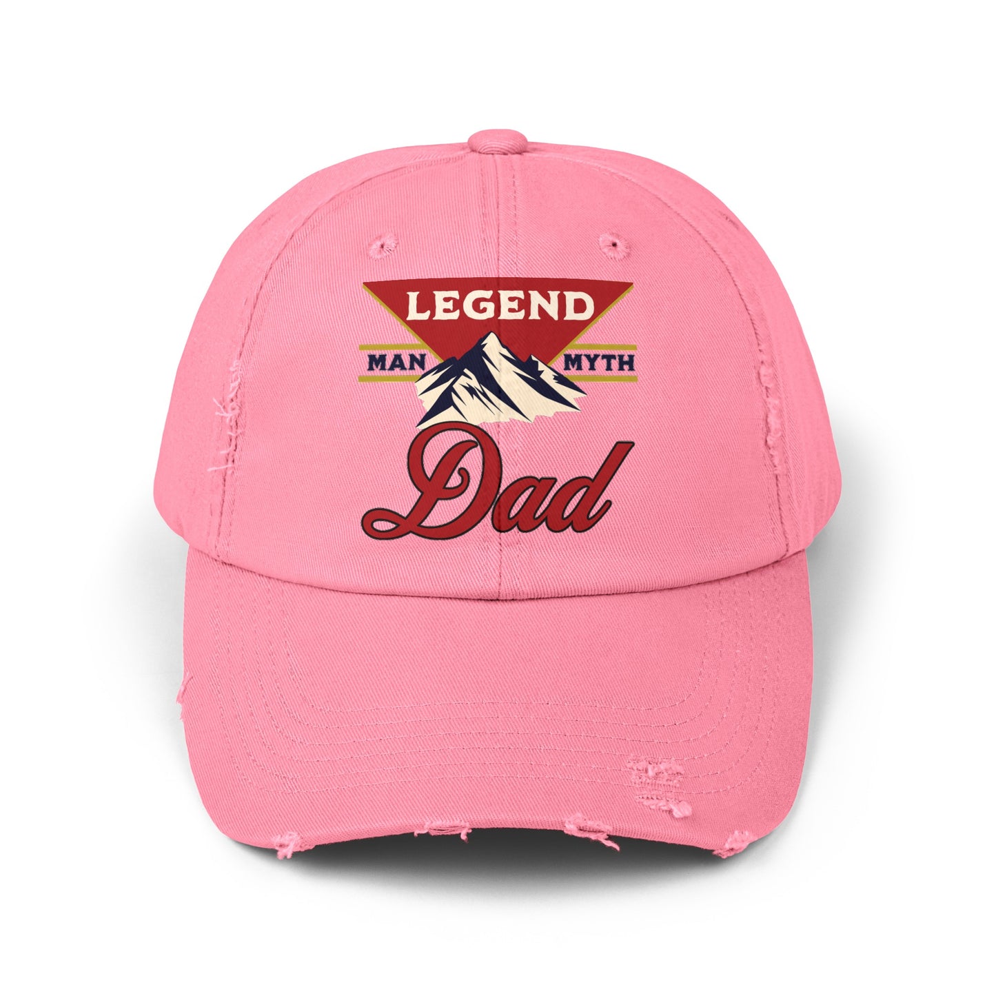 Man Myth Legend DAD Distressed Cap