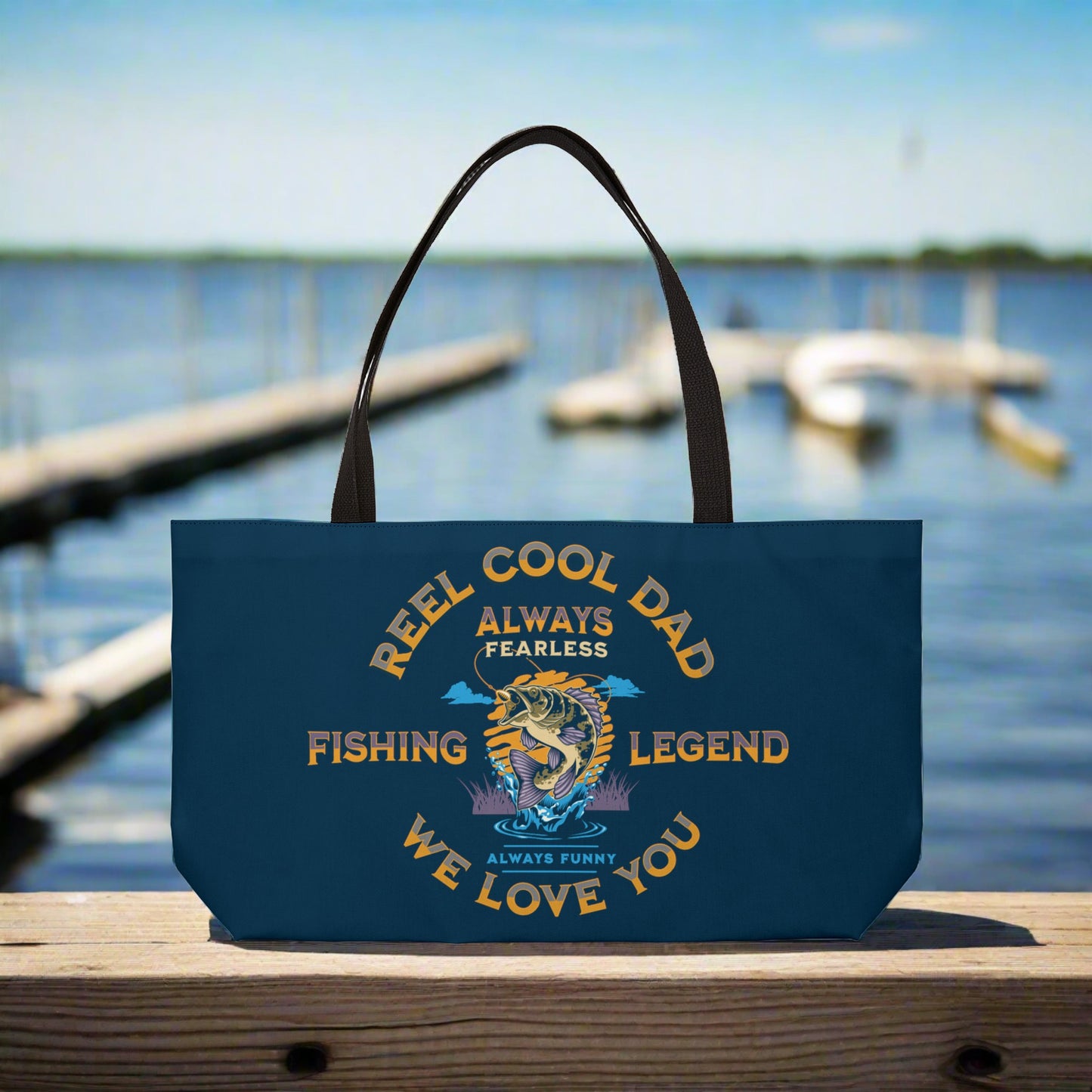 Reel Cool Dad - Fishing Legend Weekender Tote