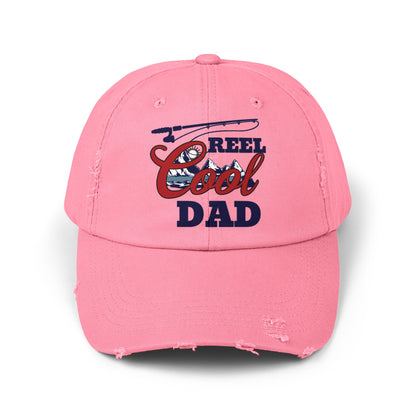 REEL COOL DAD Distressed Cap