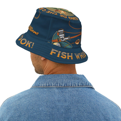 [Personalized Name] Let Him Hook! - Bucket Hat